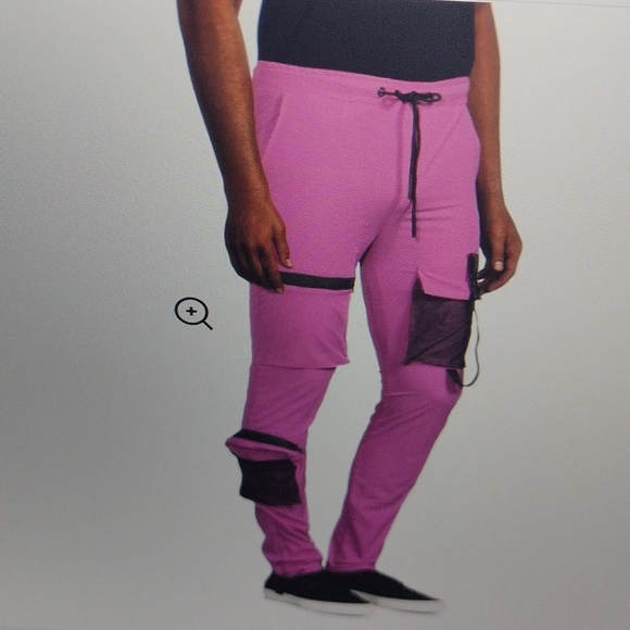 Nylon Cargo Tech Pants- American Stich - Picture 3 of 4